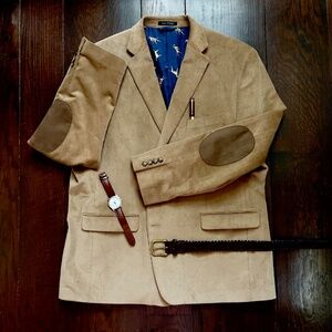 RARE Vintage Chaps Men’s Blazer 48R 48 Sport Coat Dog Lining Ralph Laure
